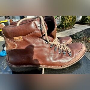 Pikolinos Men's Brown Lace Up Leather Boots Size EU = 44 / US = 10.5 / 11